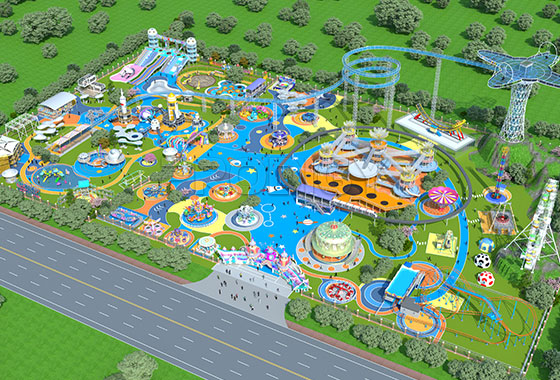 large theme park design