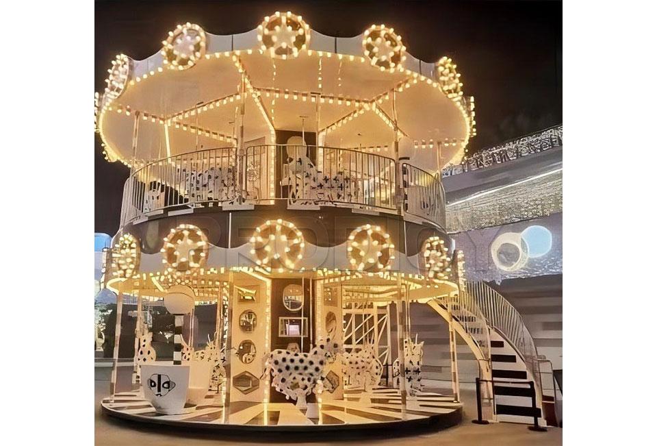 48 Seats Double Decker Carousel