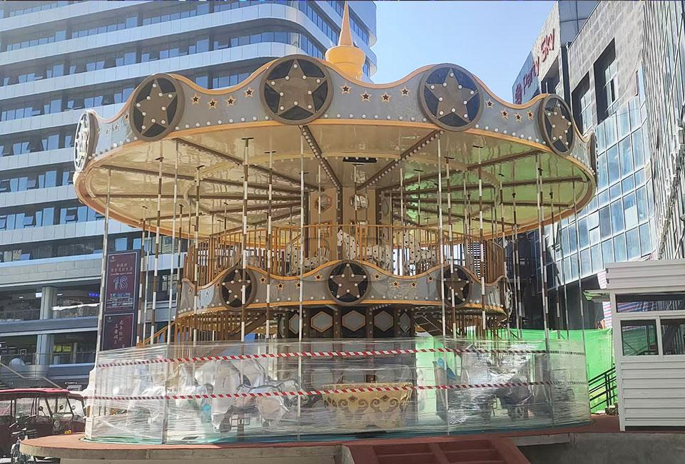 48 Seats Double Decker Carousel