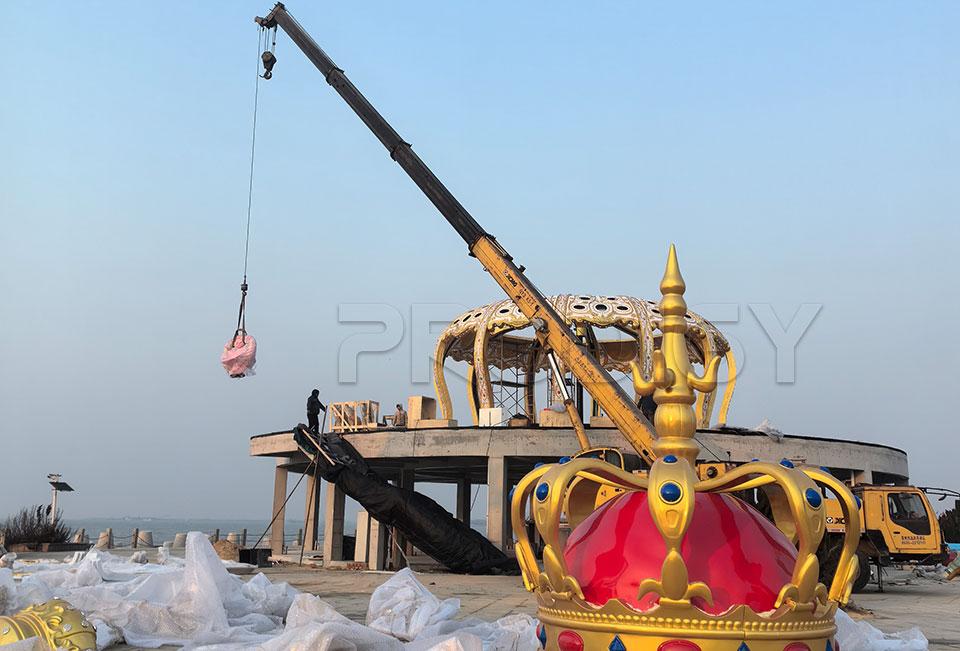 52 Seats Crown Carousel Ride