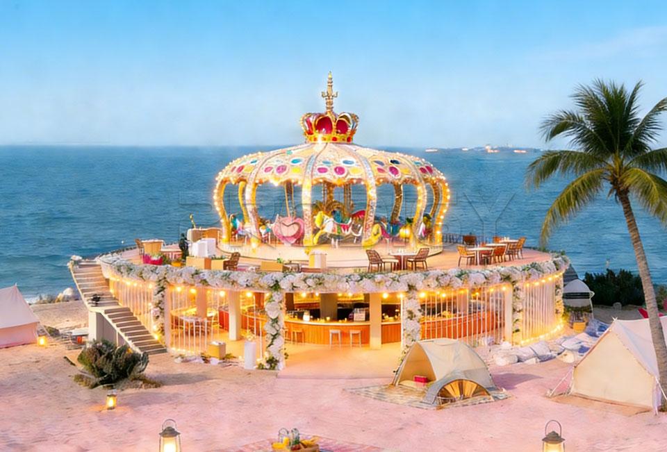 52 Seats Crown Carousel Ride