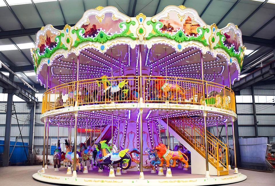 68-Seat Double Decker Carousel