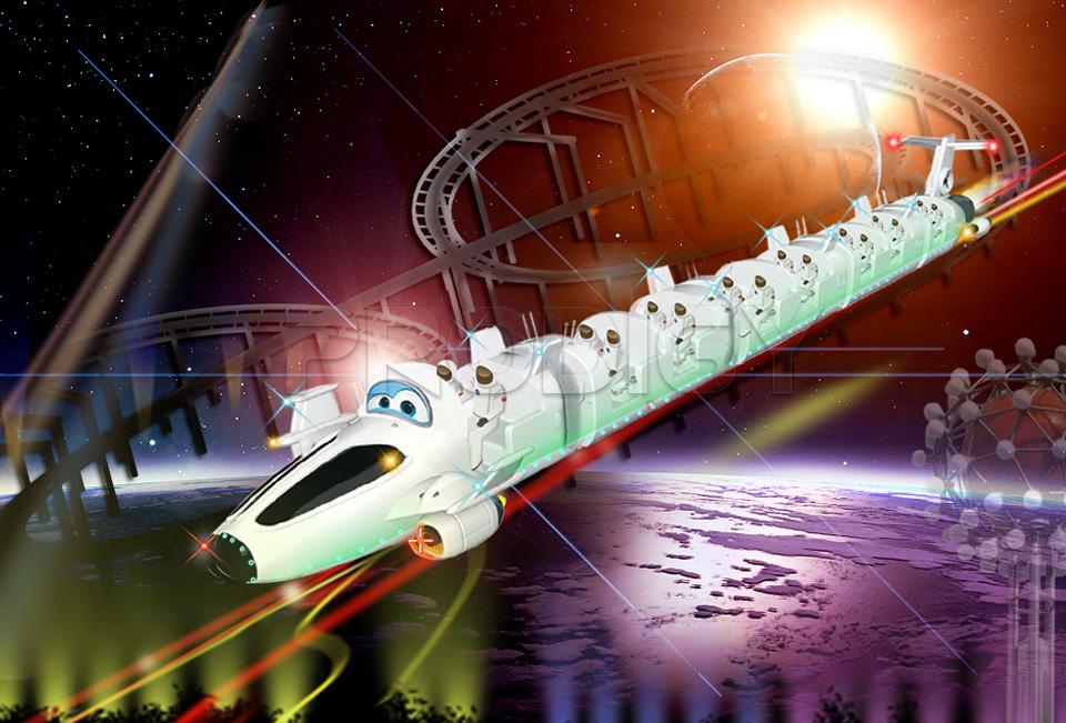 Interstellar Train Roller Coaster