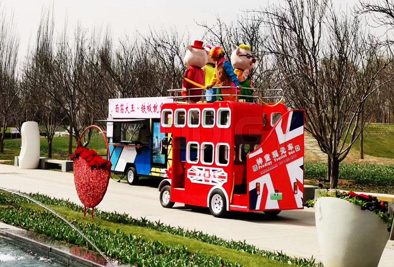 Double Decker Sightseeing Bus