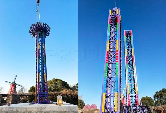 38m Spinning Drop Tower Ride