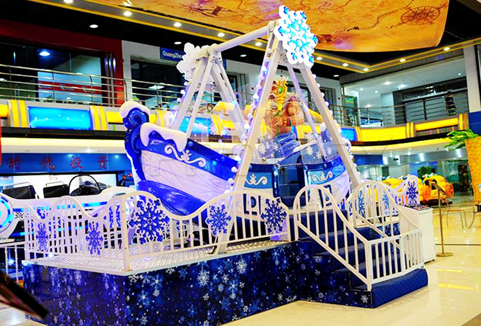 Ice Snow Mini Pirate Ship Ride